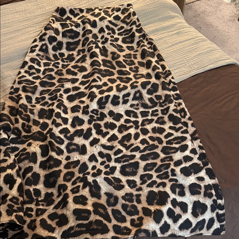Leopard Print Women's Skirt